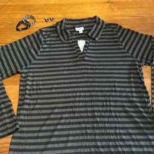 NWT LulaRoe Courtney Polo shirt
